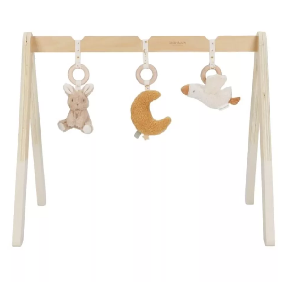 Little Dutch centru de activitati pentru bebelusi Baby Gym 0m+ Newborn Naturals