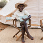 Little Dutch chitara din lemn FSC 3 ani+ Safari Friends Green