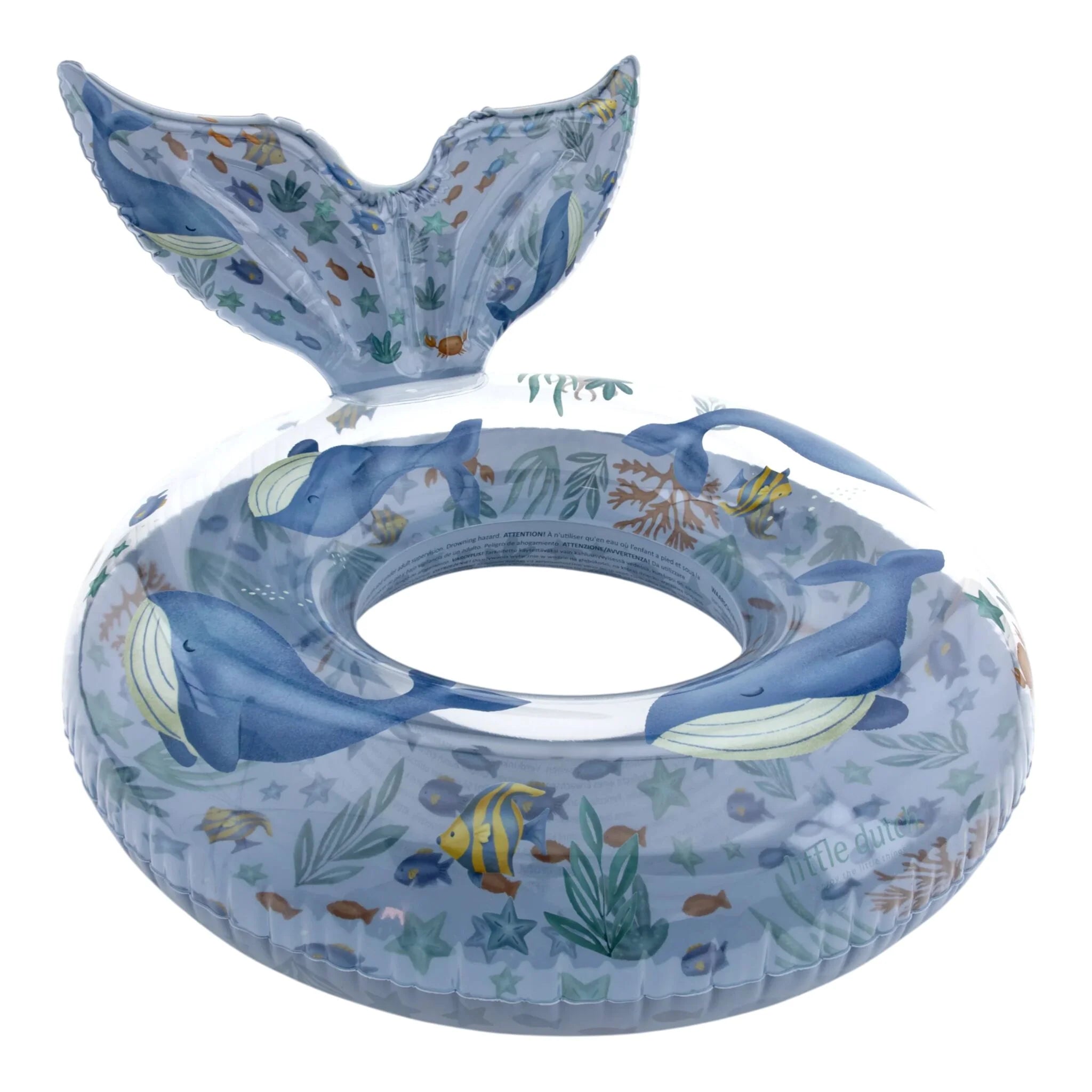Little Dutch colac in forma de coda de balena 90 cm 3 ani+ Ocean World