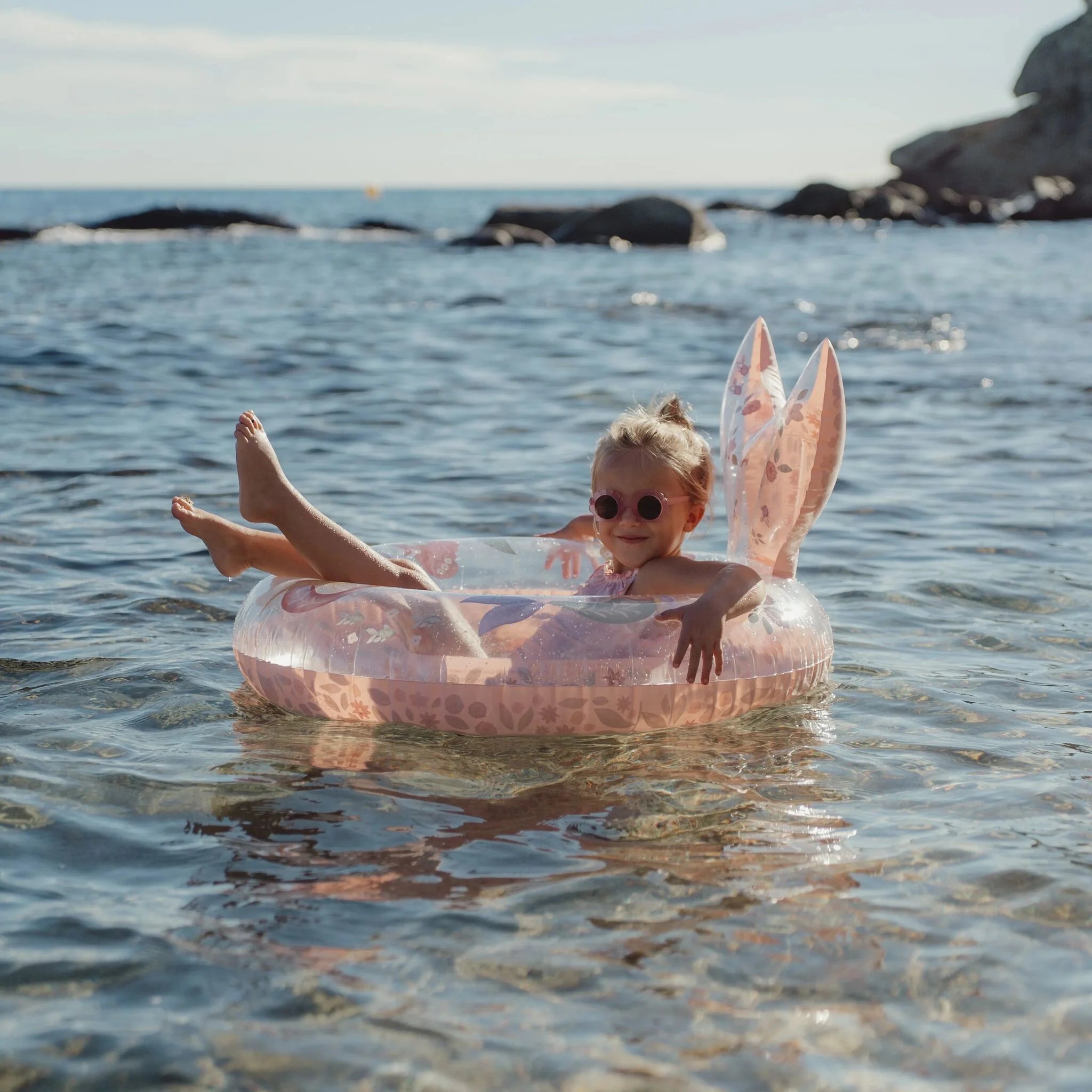 Little Dutch colac in forma de coda de sirena 90 cm 3 ani+ Dreamy Mermaid Pink