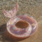 Little Dutch colac in forma de coda de sirena 90 cm 3 ani+ Dreamy Mermaid Pink