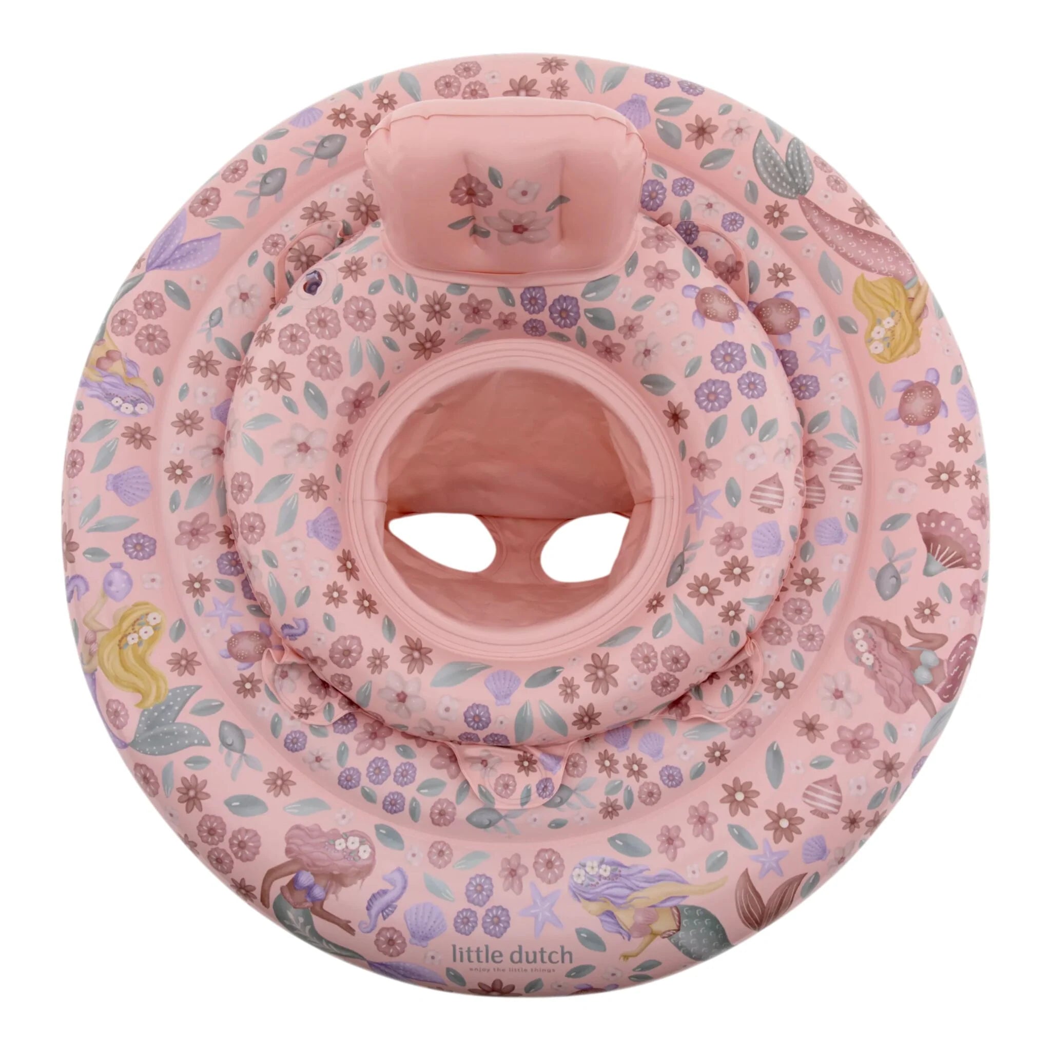 Little Dutch colac pentru bebelusi 6-12 luni Dreamy Mermaid Pink