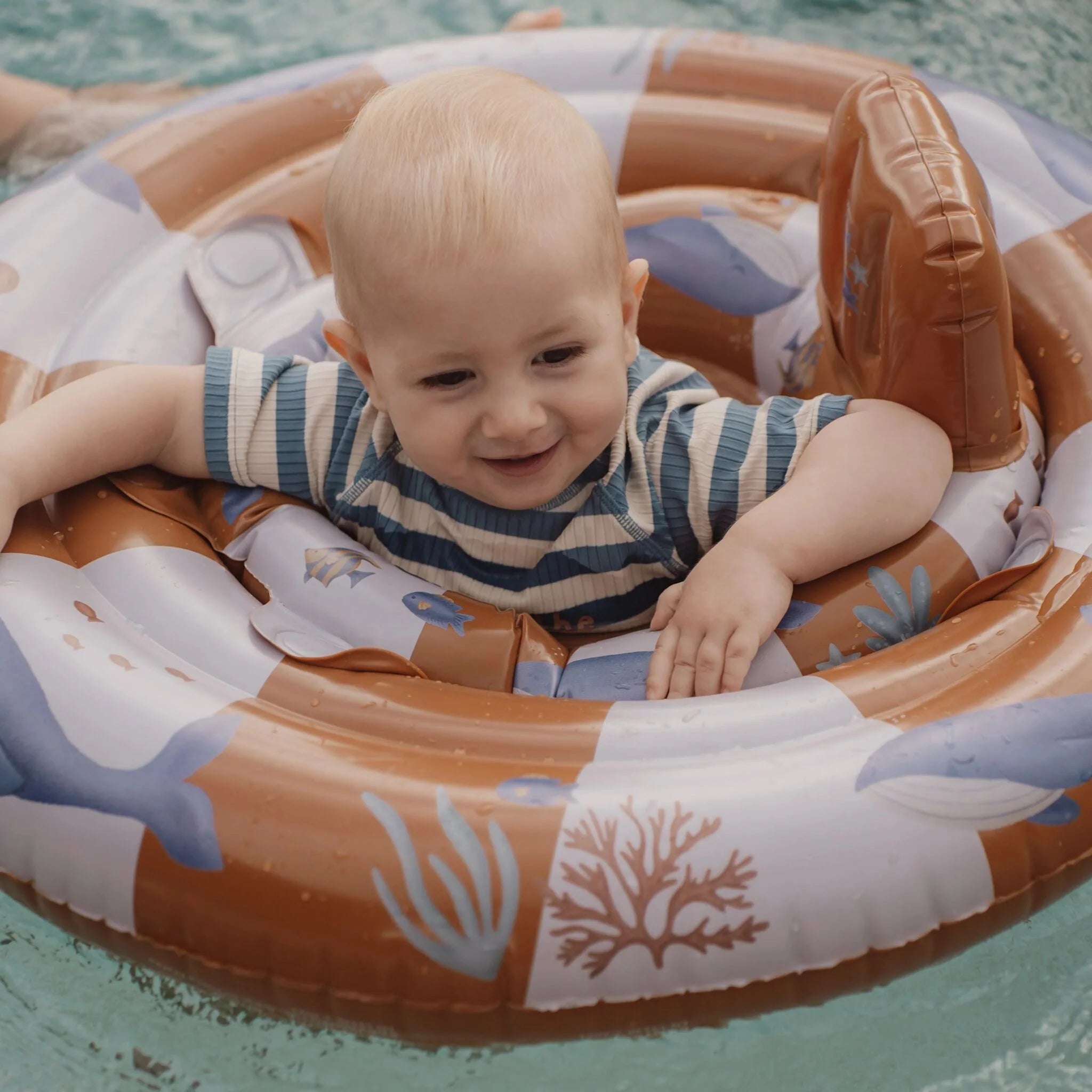 Little Dutch colac pentru bebelusi 6-12 luni Ocean World