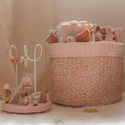 Little Dutch cos de depozitare mare rotund reversibil 0m+ Fairy Garden Fairy Floral