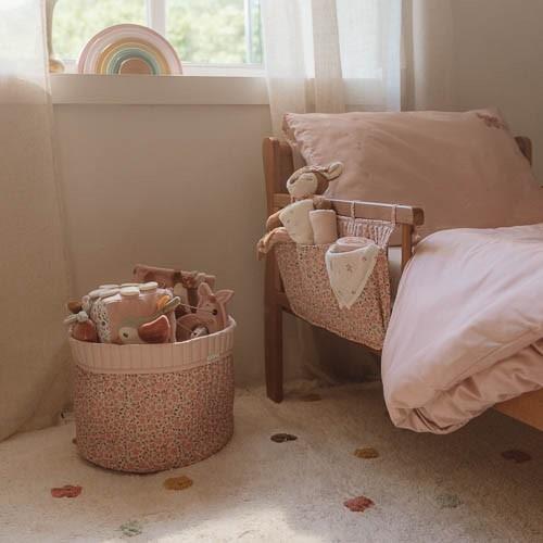 Little Dutch cos de depozitare mare rotund reversibil 0m+ Fairy Garden Fairy Floral