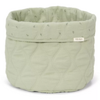 Little Dutch cos de depozitare mediu din bumbac organic 30x25 Pure Sage