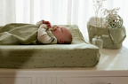 Little Dutch cos de depozitare rotund matlasat pentru comoda de infasat Pure Sage