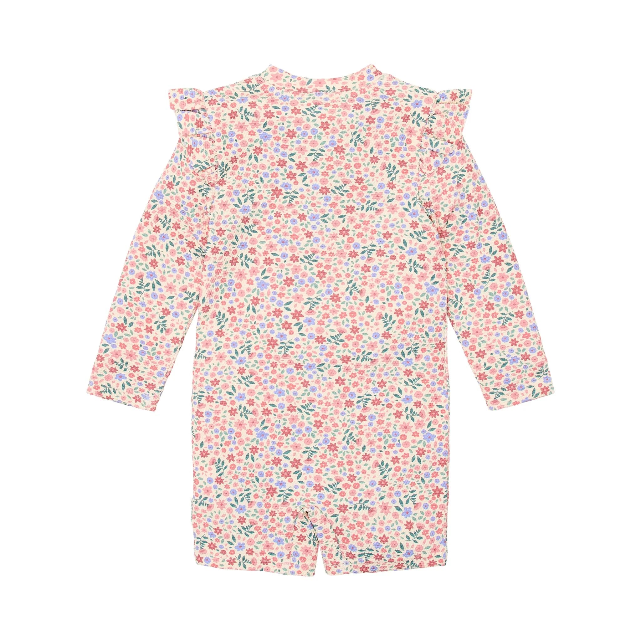 Little Dutch costum de baie intreg cu maneca lunga UV40+ Dreamy Flowerfield