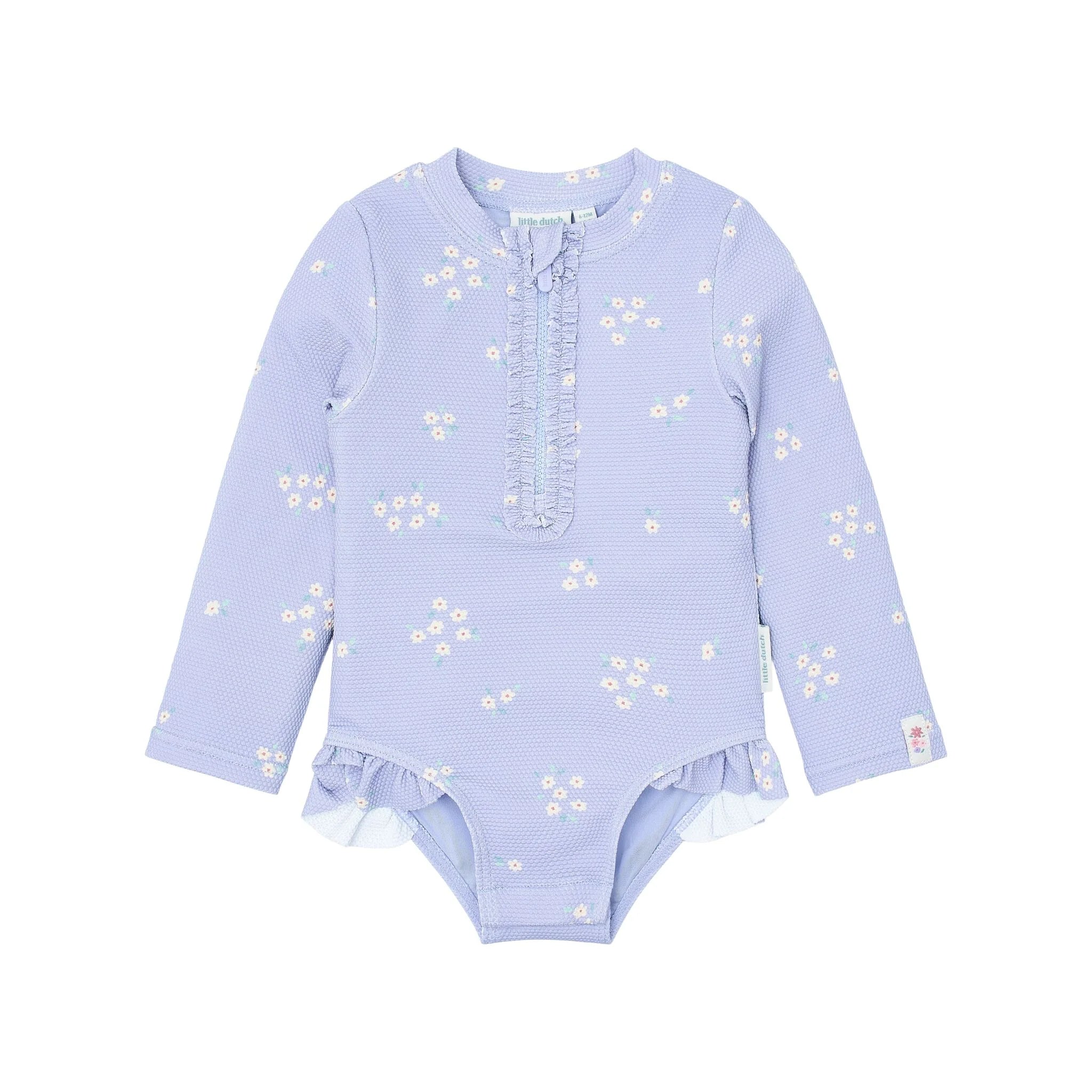 Little Dutch costum de baie intreg cu maneca lunga UV40+ Dreamy Lavender Imagine principală a produsului