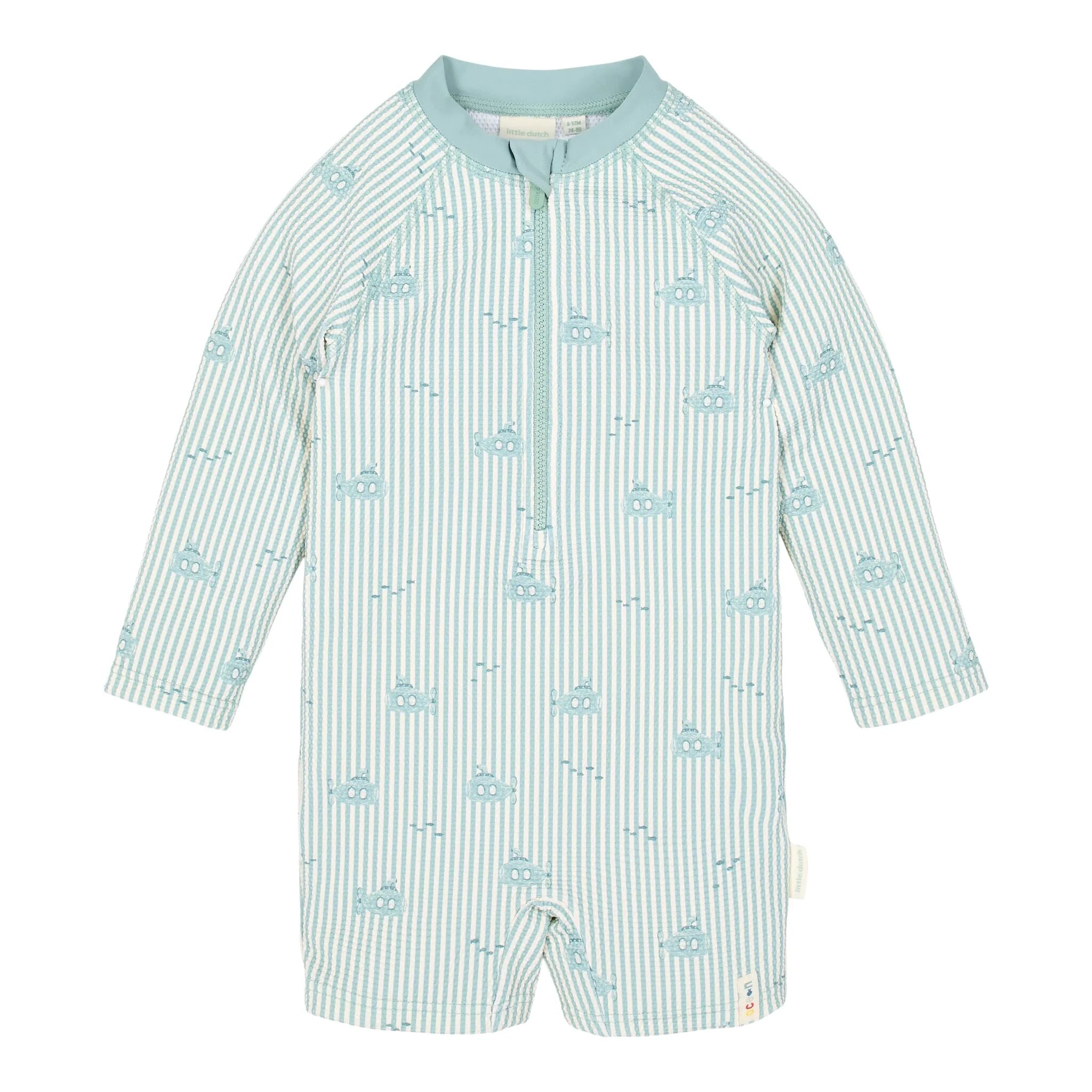 Little Dutch costum de baie intreg cu maneca lunga UV40+ Ocean Adventure