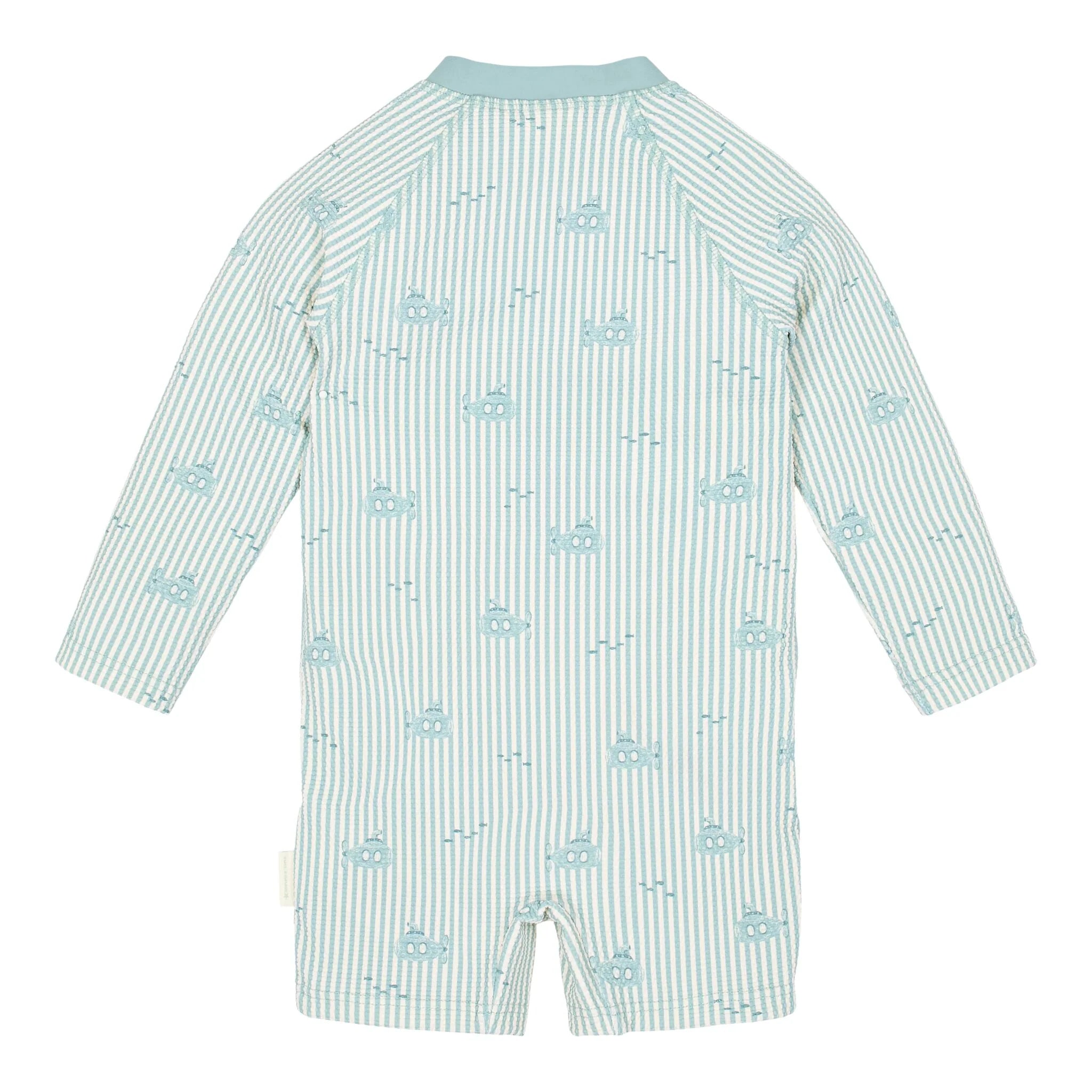 Little Dutch costum de baie intreg cu maneca lunga UV40+ Ocean Adventure Imagine secundară a produsului