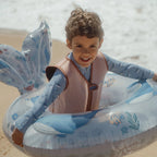 Little Dutch costum de baie intreg cu maneca lunga UV40+ Ocean Splash