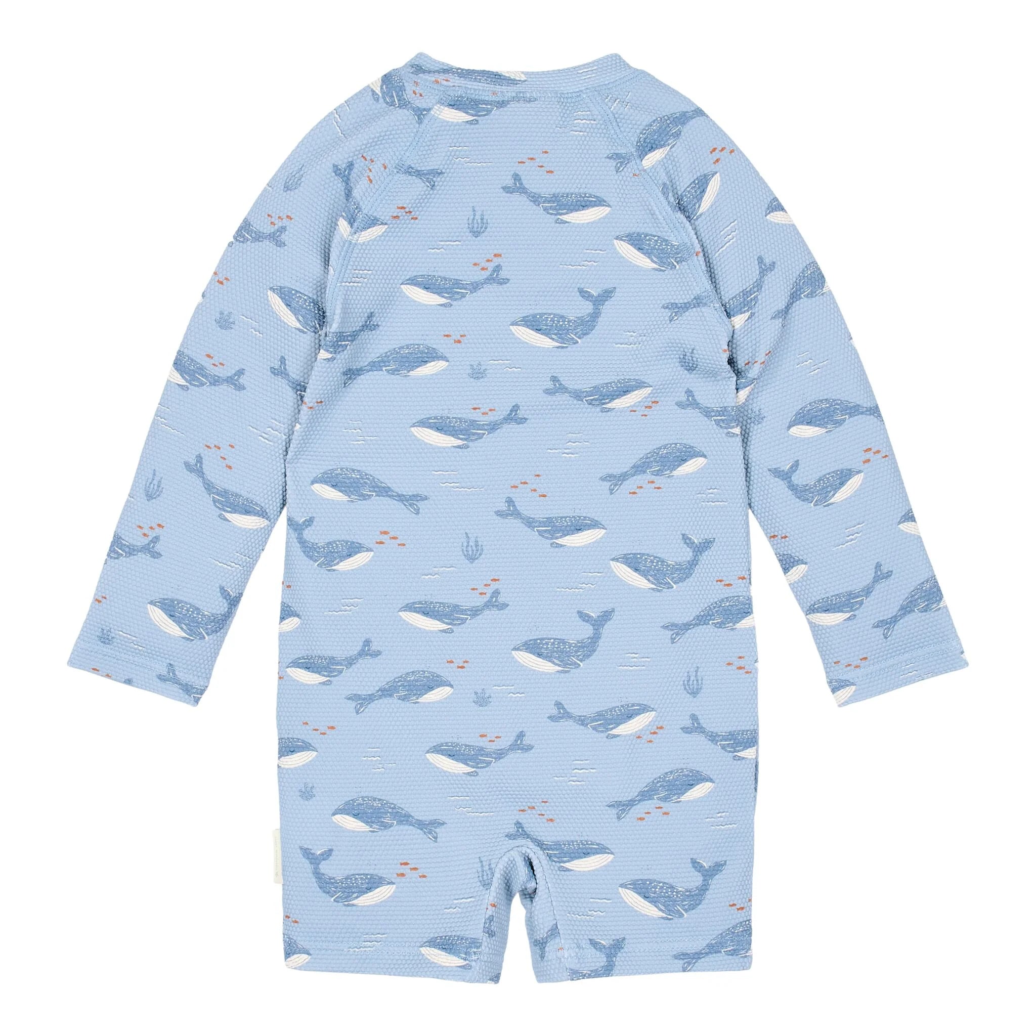 Little Dutch costum de baie intreg cu maneca lunga UV40+ Ocean Splash