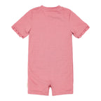 Little Dutch costum de baie intreg cu maneca scurta UV40+ Dreamy Pink Sparkle