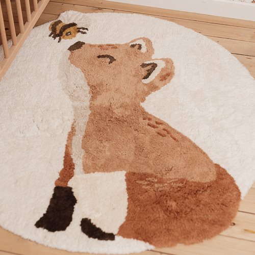 Little Dutch covor pentru camera copilului 0m+ Forest Friends Vulpe