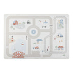 Little Dutch covor de joaca cu tematica auto 100x140 cm 12m+