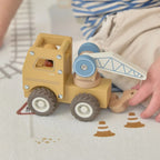 Little Dutch covor de joaca cu tematica auto 100x140 cm 12m+