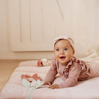 Little Dutch covor de joaca cu activitati senzoriale 80x100 cm 0m+ Fairy Garden pink