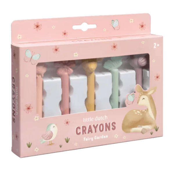 Little Dutch creioane cerate in forma de animalute 2 ani+ Fairy Garden Imagine principală a produsului