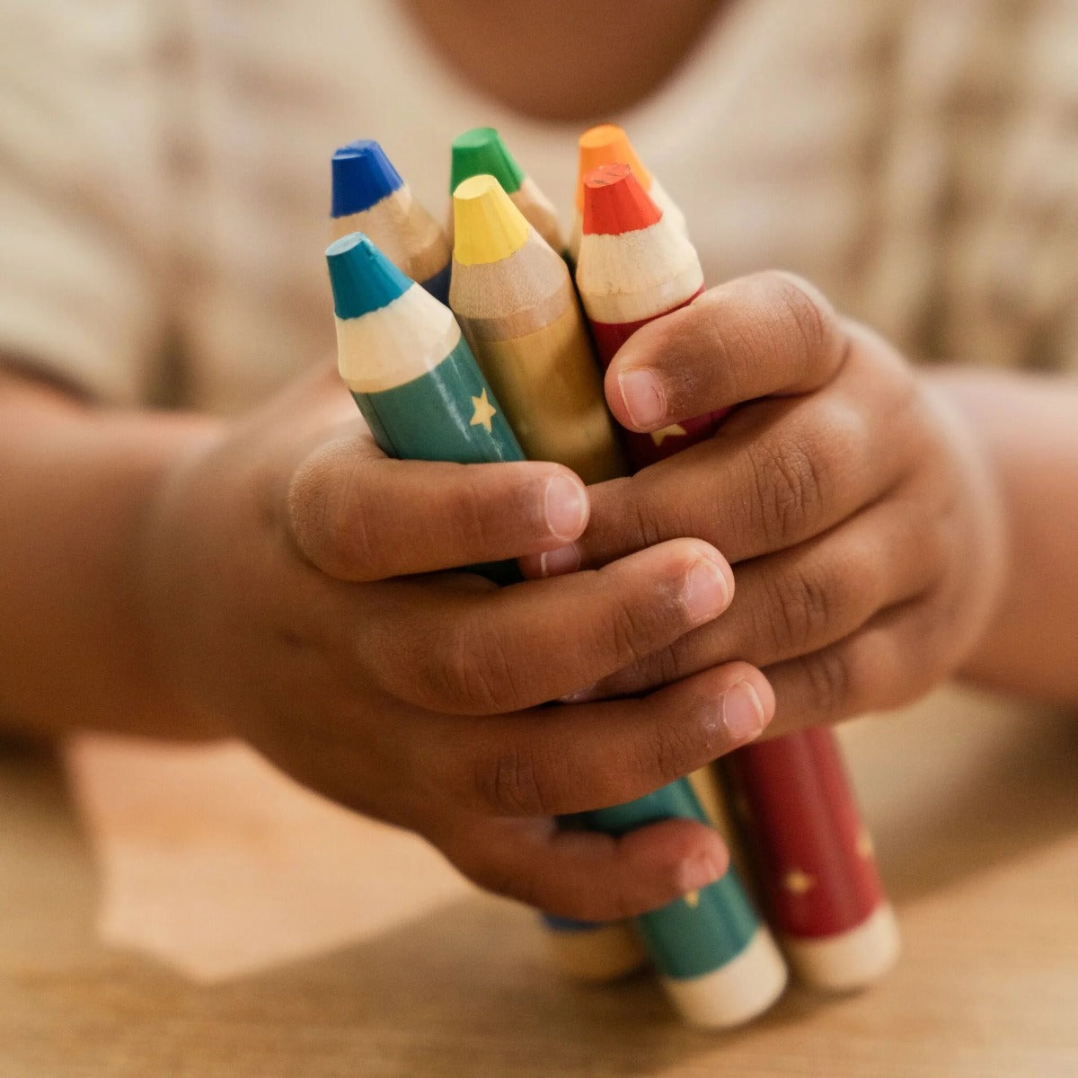 Little Dutch creioane colorate set de 6 bucati 2 ani+ Multicolored Jim