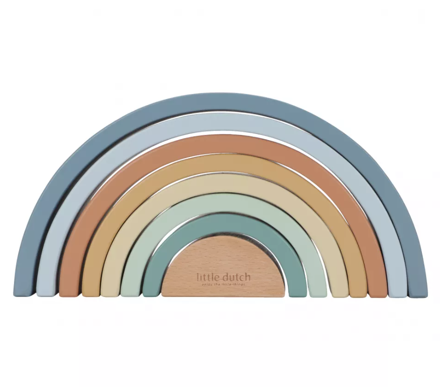 Little Dutch curcubeu din lemn FSC 12m+ Forest Friends