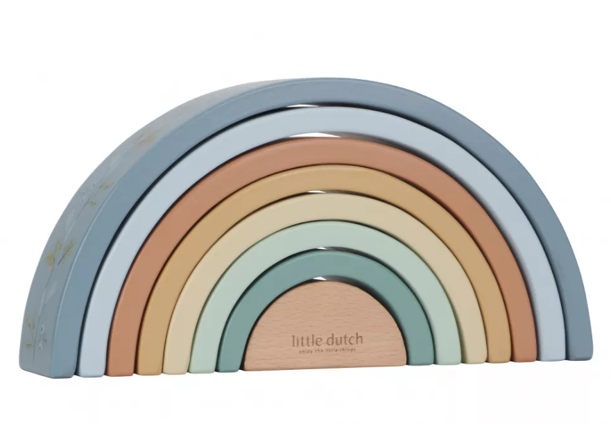 Little Dutch curcubeu din lemn FSC 12m+ Forest Friends