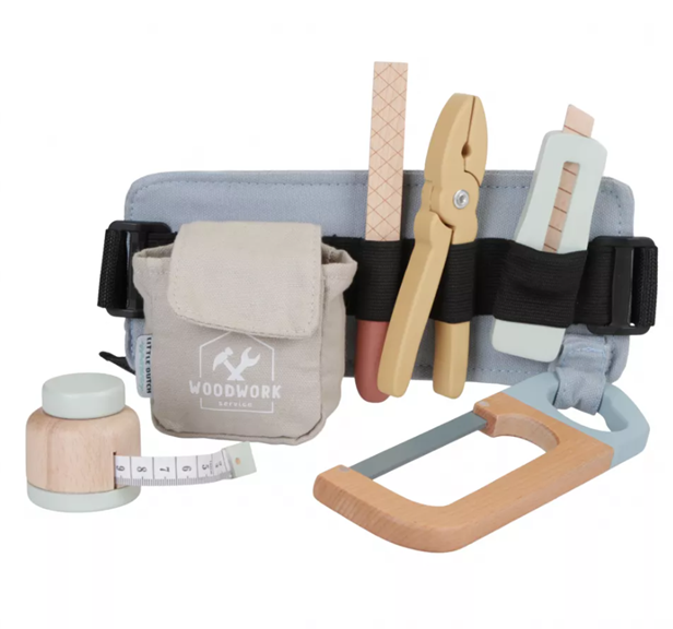 Little Dutch curea cu scule din lemn FSC 3 ani+ Imagine principală a produsului