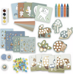 Little Dutch cutie cu activitati creative 3 ani+ Forest Friends
