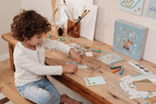 Little Dutch cutie cu activitati creative 3 ani+ Forest Friends