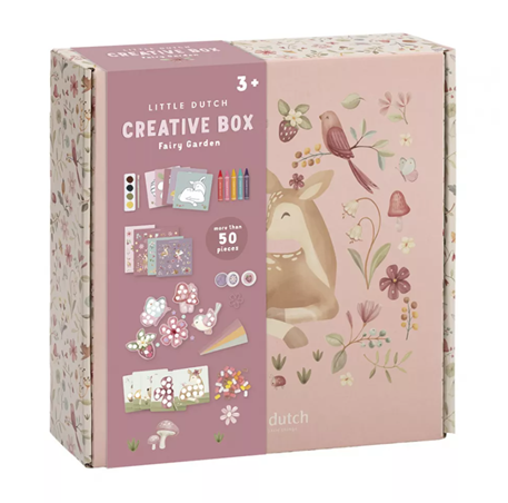 Little Dutch cutie cu activitati creative XL 3 ani+ Fairy Garden