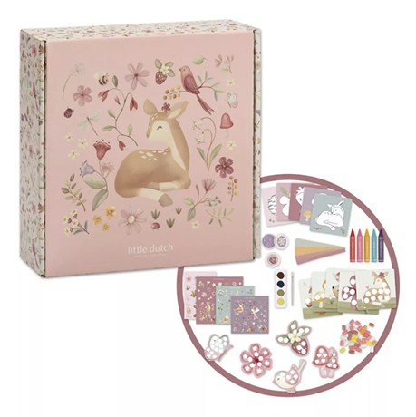 Little Dutch cutie cu activitati creative XL 3 ani+ Fairy Garden