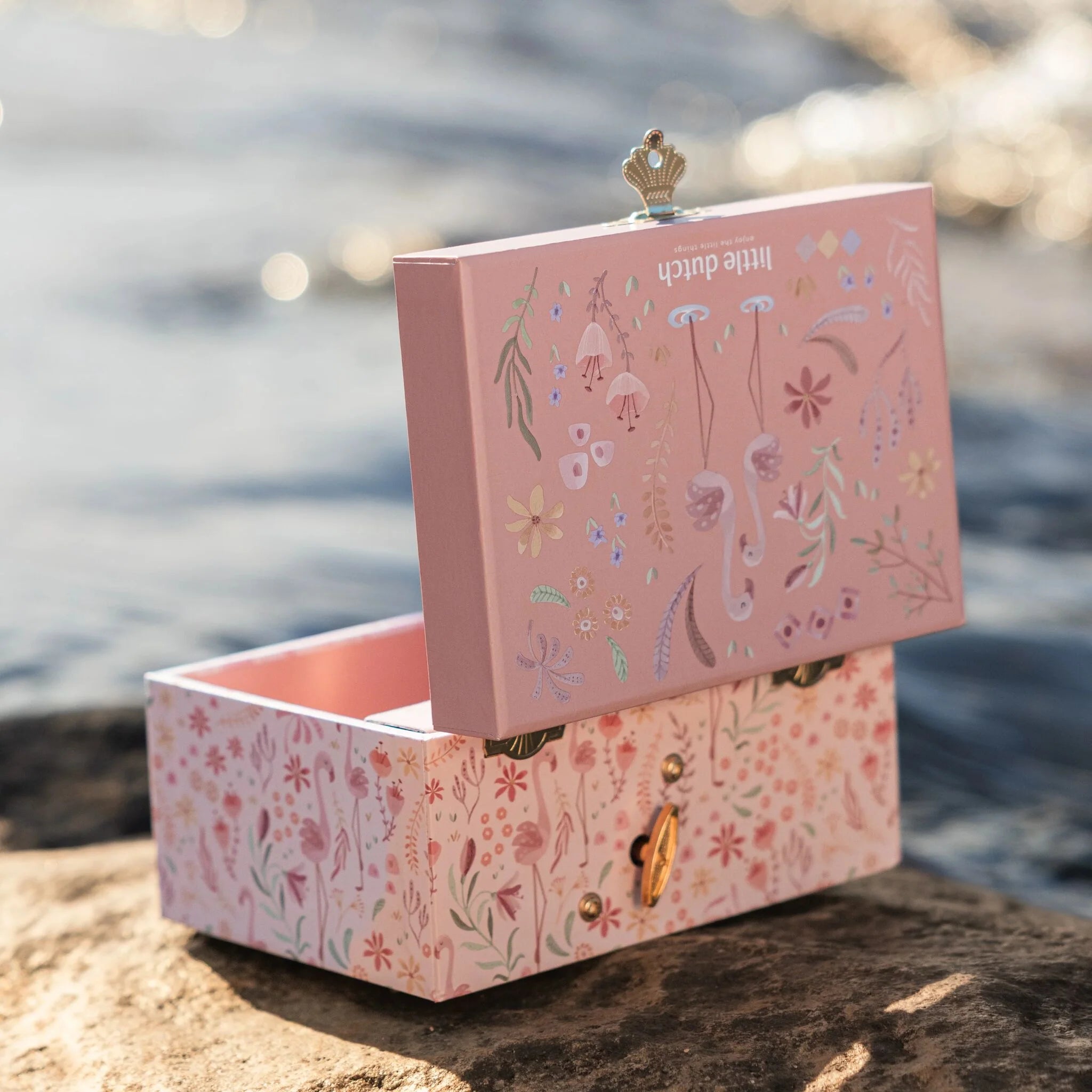 Little Dutch cutie muzicala pentru bijuterii 3 ani+ Flamingo Flowers