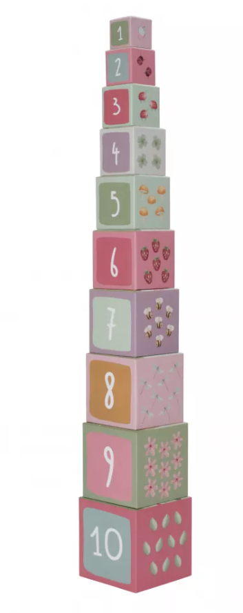 Little Dutch cutii pentru stivuire din carton FSC 18m+ Fairy Garden