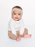 Little Dutch Dooky banderola cu protectie auditiva 0-6 luni Bej