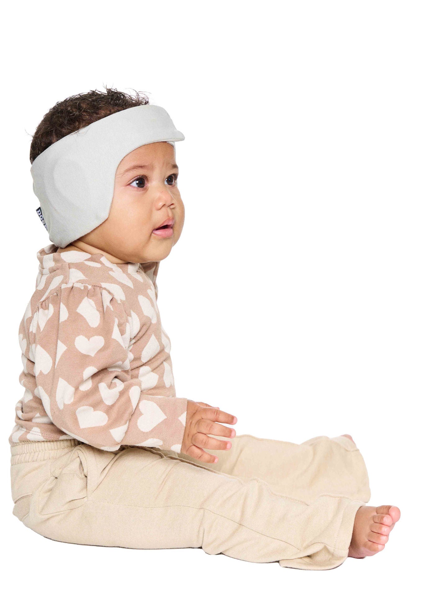 Little Dutch Dooky banderola cu protectie auditiva 6-12 luni Gri