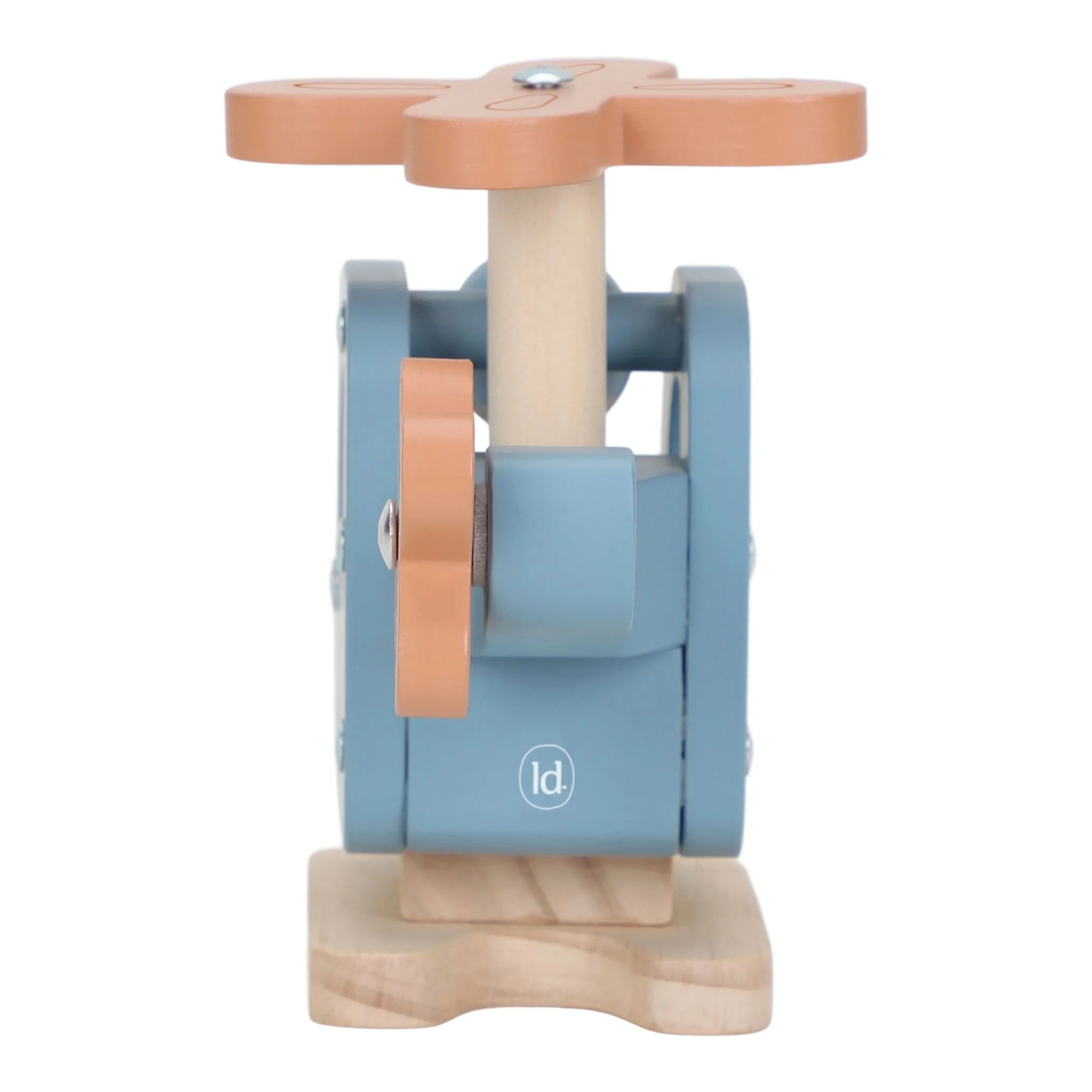 Little Dutch elicopter din lemn SFC cu pilot 18m+ Blue
