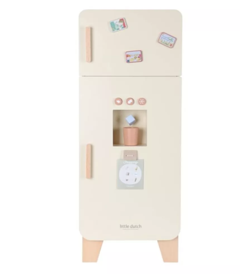Little Dutch frigider de jucarie din lemn FSC 3 ani+ Essentials Editie limitata