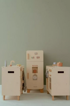 Little Dutch frigider de jucarie din lemn FSC 3 ani+ Essentials Editie limitata