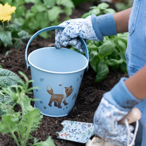 Little Dutch galeata pentru gradinarit 3 ani+ Forest Friends Blue