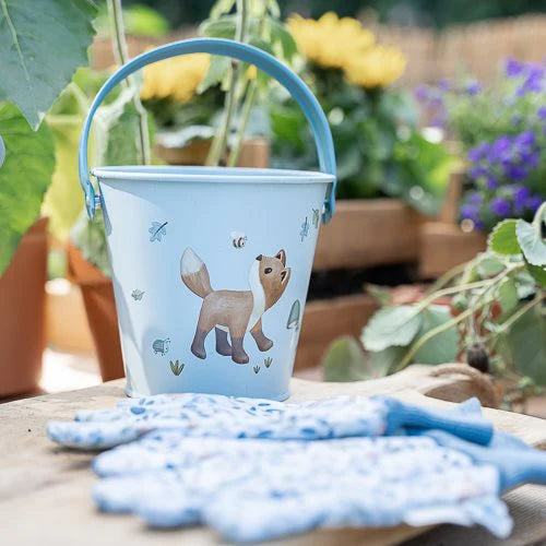 Little Dutch galeata pentru gradinarit 3 ani+ Forest Friends Blue