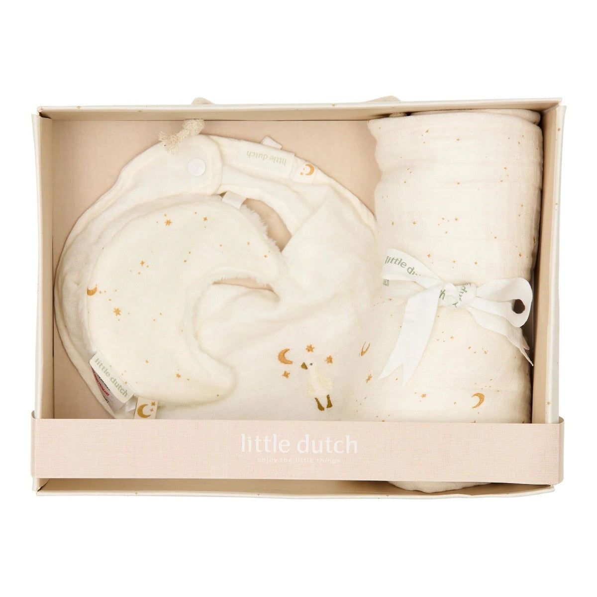 Little Dutch set cadou Gift Box 0m+ Newborn Naturals Little Goose