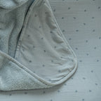 Little Dutch husa saltea de infasat BBC 50x70 cm 0m+ Pure Denim Blue