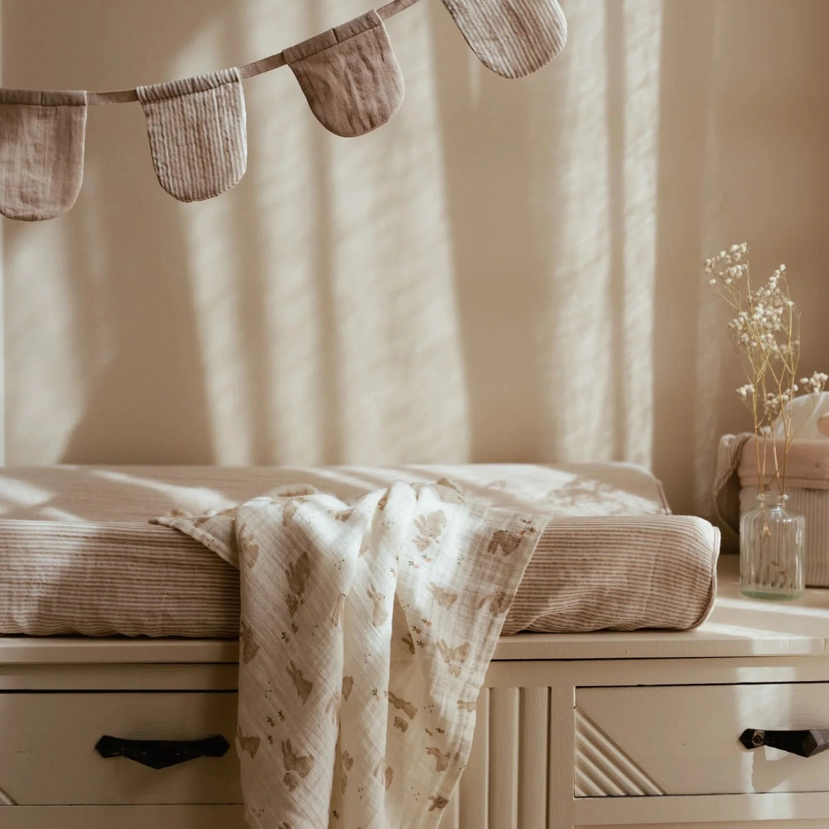Little Dutch husa saltea de infasat BBC 50x70 cm 0m+ Pure Soft Beige