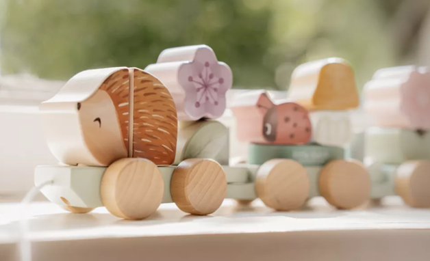 Little Dutch jucarie din lemn FSC pentru stivuire 18m+ Fairy Garden Arici