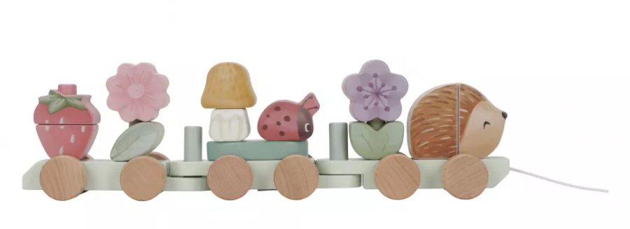 Little Dutch jucarie din lemn FSC pentru stivuire 18m+ Fairy Garden Arici Imagine secundară a produsului