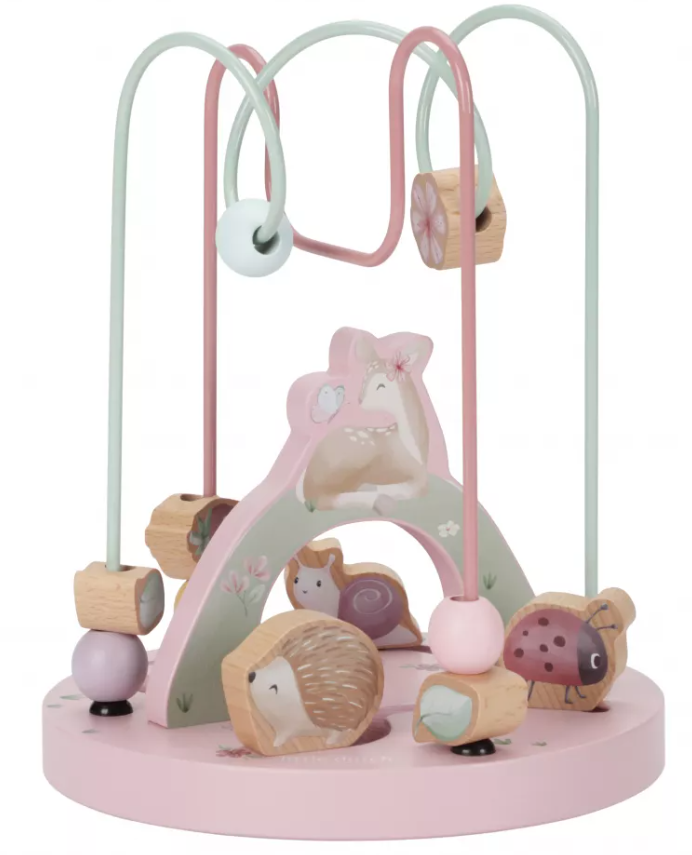 Little Dutch jucarie din lemn FSC spirala mare cu activitati 18m+ Fairy Garden