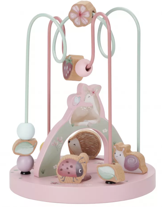 Little Dutch jucarie din lemn FSC spirala mare cu activitati 18m+ Fairy Garden Imagine secundară a produsului