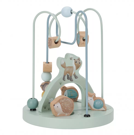 Little Dutch jucarie din lemn FSC spirala mare cu activiati 18m+ Forest Friends