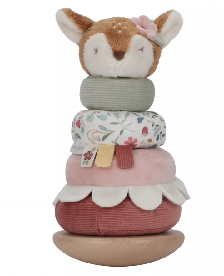 Little Dutch jucarie din lemn FSC si textil pentru stivuire 12m+ Fairy Garden Imagine principală a produsului