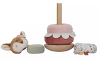 Little Dutch jucarie din lemn FSC si textil pentru stivuire 12m+ Fairy Garden